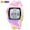 Wholesale Electronic Watch Resin Case Plastic Mirror Silicone Strap Round Dial For Couple