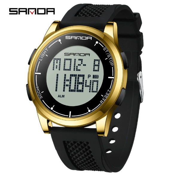 Wholesale Electronic Watch Zinc Alloy Case Silicone Strap High Hardness Mineral Tempered Glass Mirror Simple Luminous Waterproof Fashion Trendy For Students