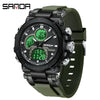 Wholesale Electronic Watch Zinc Alloyabs Case Acrylic Mirror Round Dial Men's Watch For Students With Multifunctional Luminous Waterproof Outdoor Sports And Casual Style