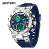 Wholesale Electronic Watch Zinc Alloyabs Case Acrylic Mirror Round Dial Men's Watch For Students With Multifunctional Luminous Waterproof Outdoor Sports And Casual Style