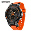 Wholesale Electronic Watch Zinc Alloyabs Case Acrylic Mirror Round Dial Men's Watch For Students With Multifunctional Luminous Waterproof Outdoor Sports And Casual Style