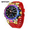 Wholesale Electronic Watch Zinc Alloyabs Case Acrylic Mirror Round Dial Men's Watch For Students With Multifunctional Luminous Waterproof Outdoor Sports And Casual Style
