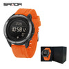 Wholesale Electronic Watch Zinc Alloyabs Case Silicone Band Round Dial Minimalist Style Waterproof Sports Watch