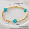 Wholesale Electroplated Copper Cross Bracelet For Women And Unisex Fashionable Simple And Versatile
