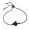 Wholesale Electroplated Copper Heartshaped Bracelet For Unisex