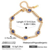 Wholesale Electroplated Geometric Heartshaped Stainless Steel Bracelet For Women