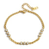 Wholesale Electroplated Geometric Stainless Steel Bracelet For Women