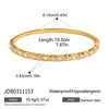 Wholesale Electroplated Geometric Stainless Steel Bracelet For Women