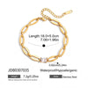 Wholesale Electroplated Geometric Stainless Steel Bracelet For Women