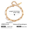 Wholesale Electroplated Geometric Stainless Steel Bracelet For Women