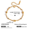 Wholesale Electroplated Geometric Stainless Steel Bracelet For Women