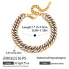Wholesale Electroplated Geometric Stainless Steel Bracelet For Women
