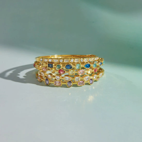 Wholesale Electroplated Geometric Stainless Steel Bracelet For Women