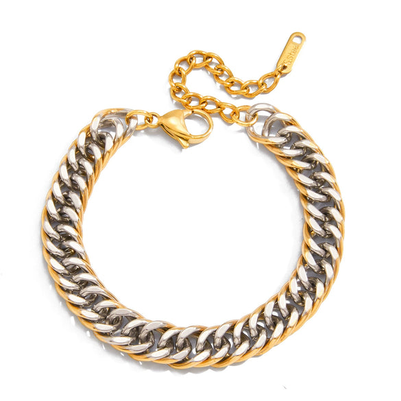 Wholesale Electroplated Geometric Stainless Steel Bracelet For Women