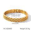 Wholesale Electroplated Geometric Stainless Steel Bracelet For Women