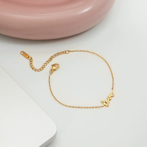 Wholesale Electroplated Geometric Stainless Steel Bracelet For Women