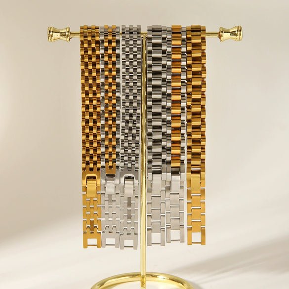 Wholesale Electroplated Geometric Stainless Steel Bracelet For Women