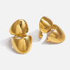 Wholesale Electroplated Geometric Stainless Steel Ear Clips For Women