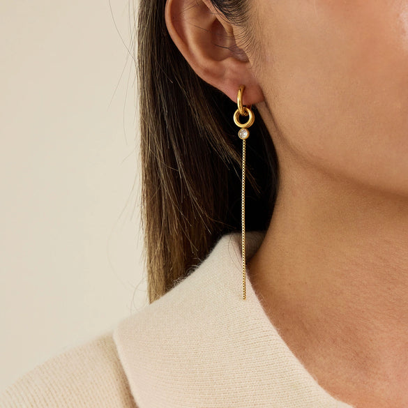 Wholesale Electroplated Geometric Stainless Steel Earrings For Women Modern Minimalist Style