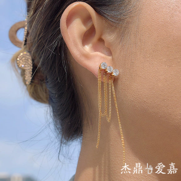 Wholesale Electroplated Geometric Stainless Steel Earrings For Women