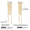 Wholesale Electroplated Geometric Stainless Steel Earrings For Women