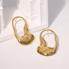Wholesale Electroplated Geometric Stainless Steel Minimalist Women's Earrings
