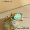 Wholesale Electroplated Geometric Stainless Steel Open Ring Jewelry For Women