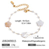 Wholesale Electroplated Geometric Stainless Steel Women's Bracelet