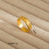 Wholesale Electroplated Heart Shape Geometric Titanium Steel Open Ring For Women And Unisex Ins Style Jewelry
