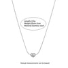 Wholesale Electroplated Light Luxury Heartshaped Stainless Steel Clavicle Necklace For Women