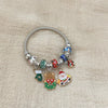 Wholesale Electroplated Metal Cartoon Characters Beaded Bracelet For Women