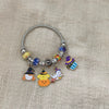 Wholesale Electroplated Metal Cartoon Characters Beaded Bracelet For Women
