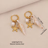 Wholesale Electroplated Stainless Steel Animal And Zodiac Patterned Earrings For Women