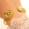 Wholesale Electroplated Stainless Steel Asymmetrical Geometric Bracelet Jewelry Accessories