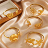 Wholesale Electroplated Stainless Steel Asymmetrical Geometric Bracelet Jewelry Accessories