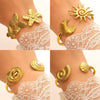 Wholesale Electroplated Stainless Steel Asymmetrical Geometric Bracelet Jewelry Accessories