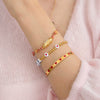 Wholesale Electroplated Stainless Steel Heart Open Bracelet Light Luxury Jewelry For Women