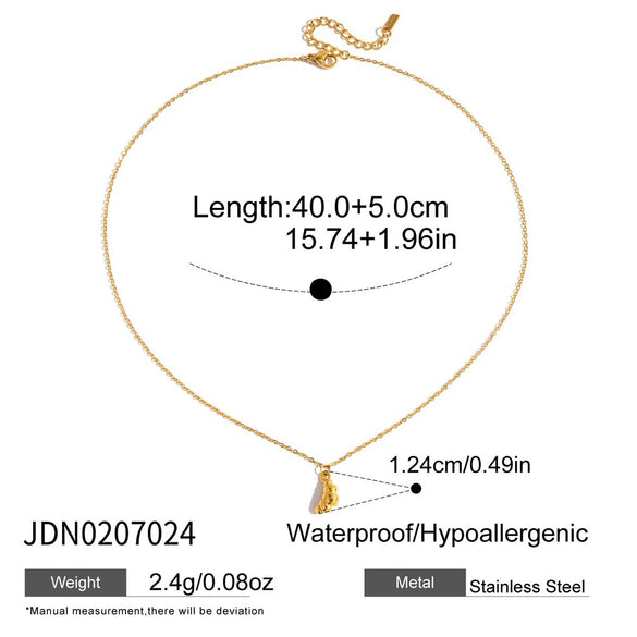 Wholesale Electroplated Stainless Steel Necklace For Women With Ins Style Design