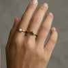 Wholesale Electroplated Stainless Steel Sunshaped Rings For Men And Women In Retro And Ins Style