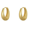 Wholesale Elegant All Match Simple Cold Style Unisex Earrings Stainless Steel Electroplated