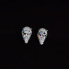 Wholesale Elegant Drop Shaped Simple Light Luxury Copper Earrings For Women