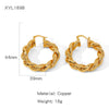 Wholesale Elegant Geometric Copper Electroplated Women's Earrings