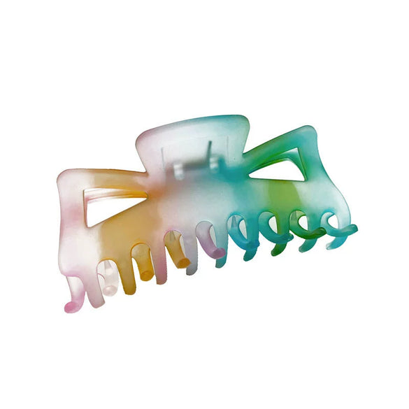 Wholesale Elegant Geometric Handmade Plastic And Resin Shark Clip For Women