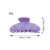 Wholesale Elegant Handmade Acetic Acid Hair Accessories Moon Shape Hairpin Grab Clip For Women