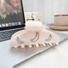 Wholesale Elegant Handmade Acetic Acid Hair Accessories Moon Shape Hairpin Grab Clip For Women