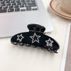 Wholesale Elegant Handmade Acetic Acid Hair Accessories Moon Shape Hairpin Grab Clip For Women