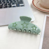 Wholesale Elegant Handmade Acetic Acid Hair Accessories Moon Shape Hairpin Grab Clip For Women