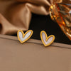 Wholesale Elegant Irregular Heart Water Drop Bell 18K Gold Plated Stainless Steel Jewelry Set For Women