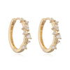 Wholesale Elegant 18K Gold Plated Copper Geometric Earrings For Women