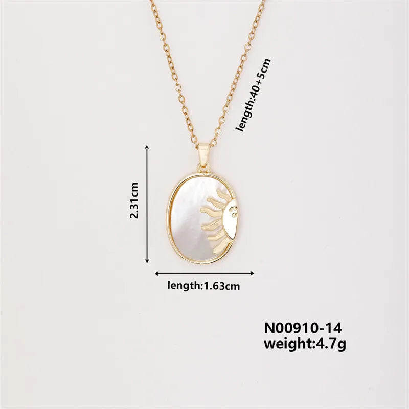 Wholesale Elegant Lady Classic Style Human Heart Shape 304 Stainless Steel Copper Inlay K Gold Plated Zircon Pendant Necklace